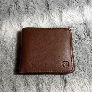 Tecovas Calfskin Leather Billfold Wallet Bourbon Color Mens
